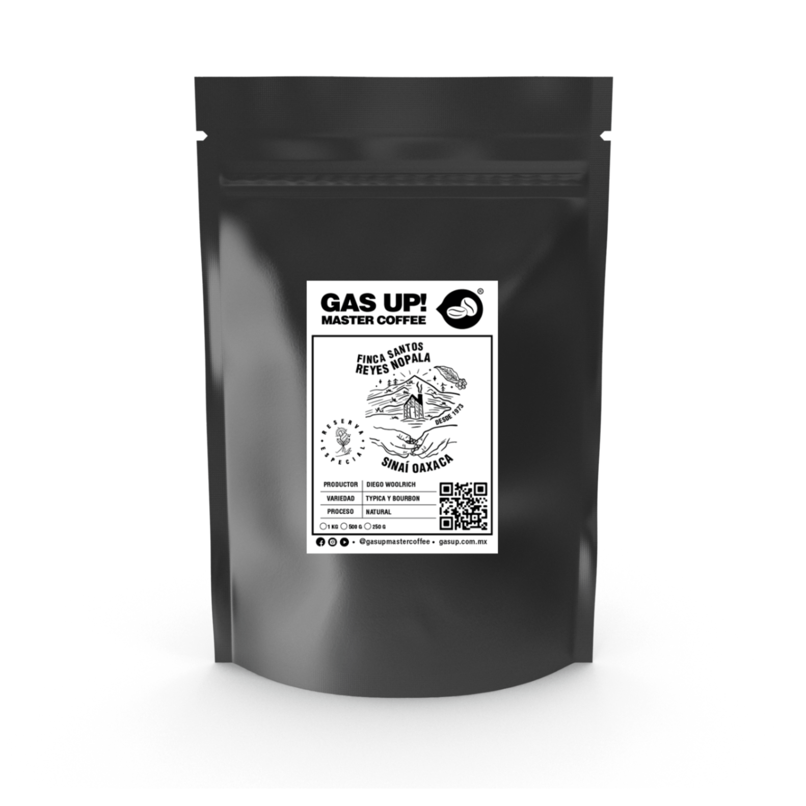 Café de Oaxaca – Finca Sinaí, Proceso Honey 3 noches | Sabor Dulce y Ácido, Edición Especial - GAS UP! MASTER COFFEE