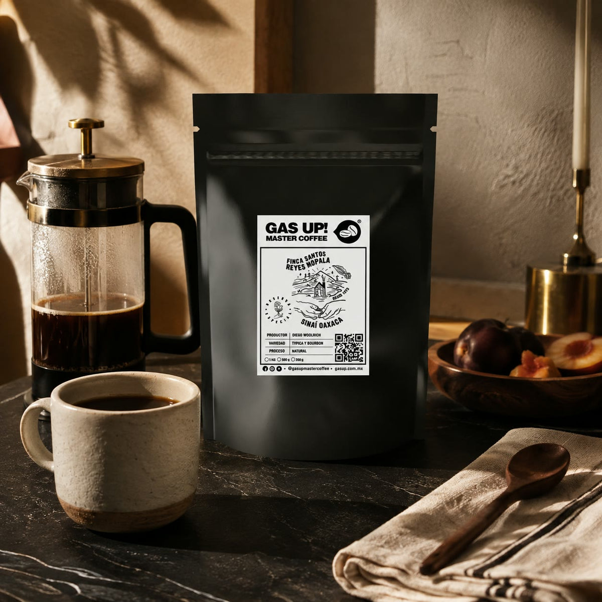 Café de Oaxaca – Finca Sinaí, Proceso Honey 3 noches | Sabor Dulce y Ácido, Edición Especial - GAS UP! MASTER COFFEE