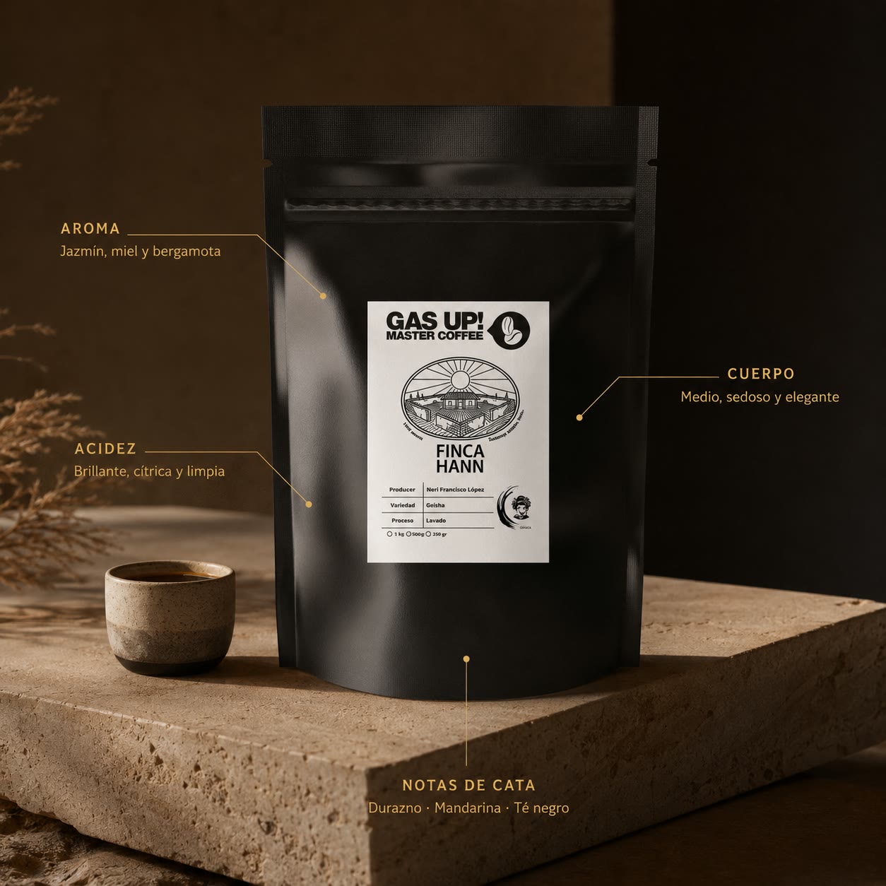 Café Geisha Lavado – Finca Hann, Sierra Mixe Oaxaca