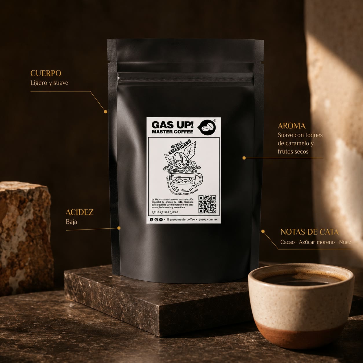 Café para Americano | Café Suave y Fresco para Todos los Días