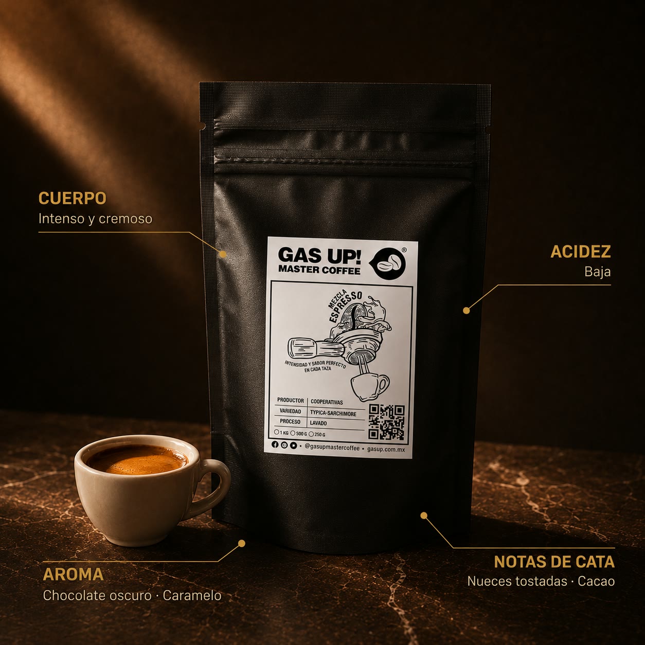 Café para Espresso – Intensidad y Sabor Perfecto en Cada Taza
