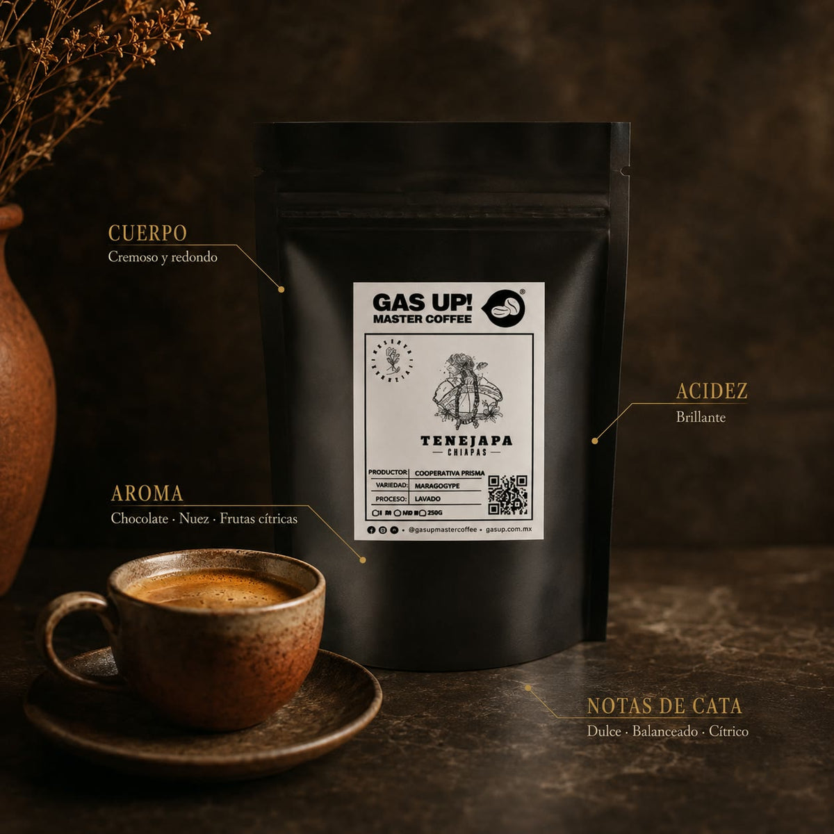 Marago de Chiapas Edición Especial - Proceso Lavado - GAS UP! MASTER COFFEE